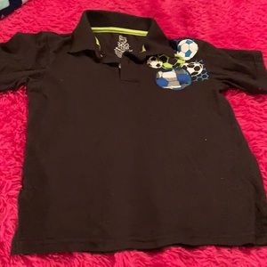 365 Kids from Garanimals Soccer ⚽️ Button Shirt Size 6 Boys
